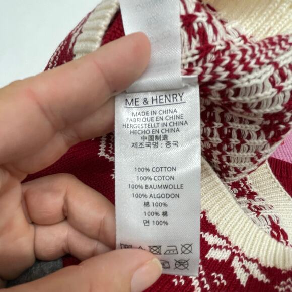 NWT Me & Henry 6/7Y Fairisle Igloo Sweater - Picture 5 of 5